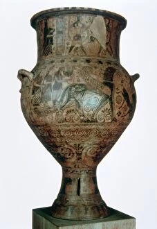 Apollo Gallery: Art greek. Archaic. Amphora of Melos. 7th BC century. Nation