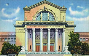 Missouri Prints: Art Museum, Forest Park, St. Louis, Missouri, USA