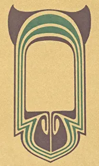 Art nouveau abstract design