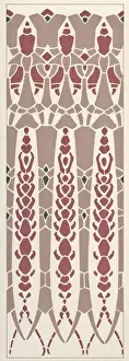Art nouveau abstract design