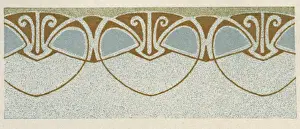 Art nouveau abstract design