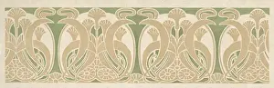 Art nouveau abstract design