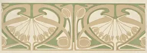 Art nouveau abstract design