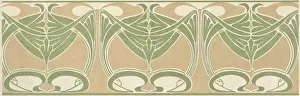 Art nouveau abstract design