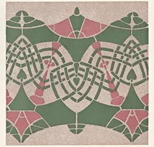 Art nouveau abstract design