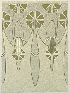 Art nouveau abstract design