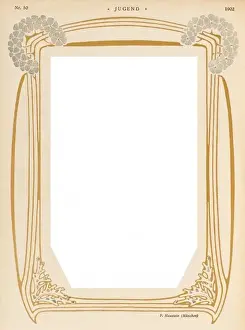 Ornamental Prints: Art Nouveau Border