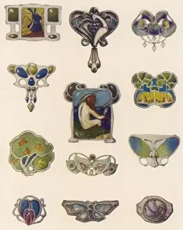 Submitted Prints: Art Nouveau Brooches