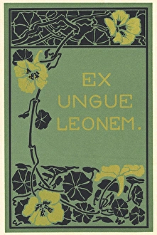 Art Nouveau design, Ex Ungue Leonem