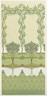 Symmetrical Prints: Art nouveau style garden