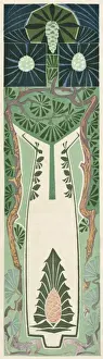Art nouveau tree design