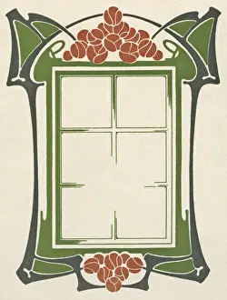 Art nouveau window design