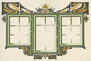 Art nouveau window design