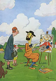Painter Collection: Art philistines by H. M. Bateman