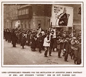 Burned Collection: Art students protest about Lord Leverhulme