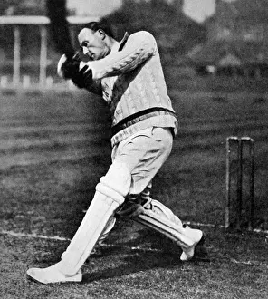 Innings Prints: Arthur Carr Batting, 1926