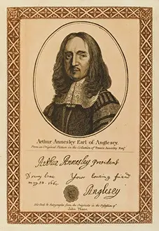 Auto Graph Prints: Arthur Earl Anglesey