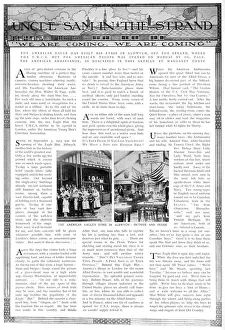 Article on opening of the Eagle Hut in Aldwych, 1917 Article on opening of the Eagle Hut in Aldwych, 1917