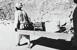Removed Prints: Artifacts being removed from the tomb of Tutankhamen