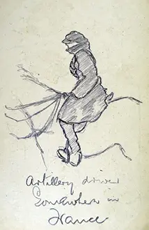 Artillery driver Somewhere in France