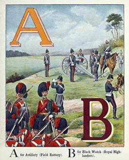 Images Dated 18th November 2013: A for Artillery (Field Battery) B for Black Watch (Royal Hig