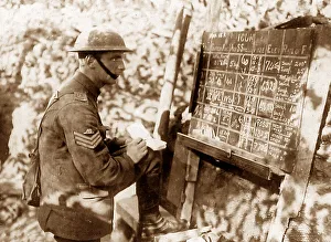 Artillery planning in the trenches