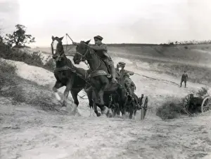 Struma Prints: Artillery team on Macedonian Front, WW1