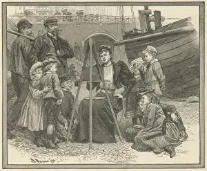 An Artist at an Easel