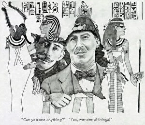 Bowtie Gallery: An artistic representation - Discovery of Tutankhamun's Tomb
