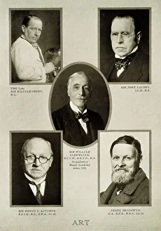 Artists and architects during the reign of King George V