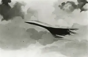 Concorde Prints: Artists impression of Concorde