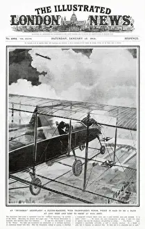 Mica Prints: Artists impression of an idea under consideration of the French Government - aeroplanes