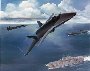 Mcdonnell Prints: An artist?s impression of a McDonnell Douglas ASTOVL study