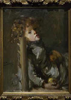 Curls Prints: The Artist's Son, Ignacio, Seated. Portrait by