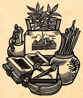 Artists utensils