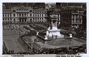 Agustin Gallery: Arturo Prat Monument, Plaza Intendencia, Valpariso, Chile
