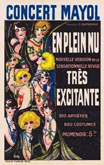 Show Girl Prints: Artwork for show at Concert Mayol