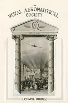 Artwork for a Council dinner - RAeS