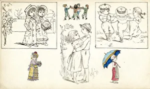 Images Dated 19th March 2019: Artwork by Florence Auerbach, children