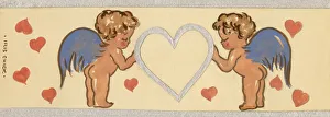 Tableware Prints: Artwork suggestion for Party Tableware - Two Cherubs
