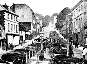 Arundel Prints: Arundel Cattle Market early 1900s