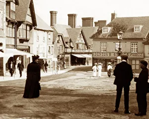Arundel Prints: Arundel Market Square, Victorian period