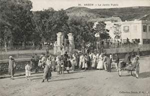Images Dated 4th April 2016: Arzew, Algeria - public gardens