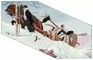 Chance Gallery: Ascending ski slope 1931
