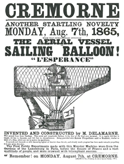 Royal Aeronautical Society Gallery: Ascent of M. Delemarne in L Esperance