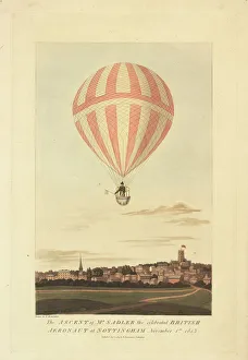 Images Dated 7th November 2011: Ascent of Mr Sadler, Nottingham