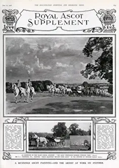 Formal Prints: The Ascot Procession crossing Windsor Park - Alfred Munnings