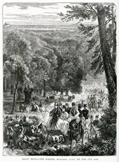 Images Dated 10th September 2018: Ascot races 1871