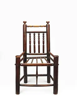 Ash and elm wood chair