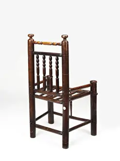 Ash and elm wood chair